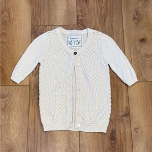 Mossimo Supply Co. Cream Knit Cardigan